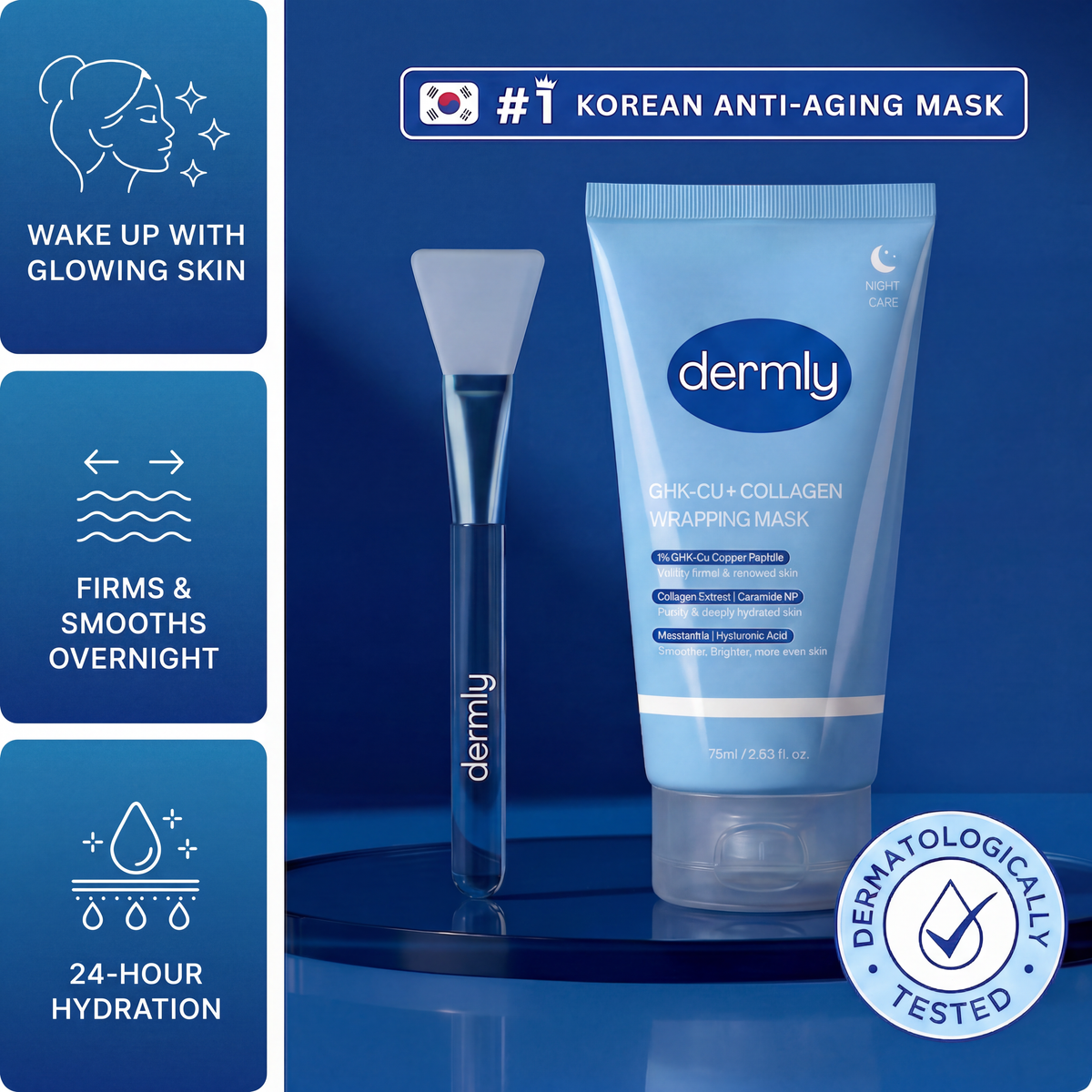 Dermly GHK-Cu Overnight Wrapping Mask