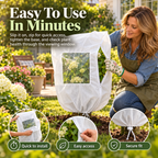 Plant Frost Cover Nonwoven Reusable Warm Shrubs Blanket