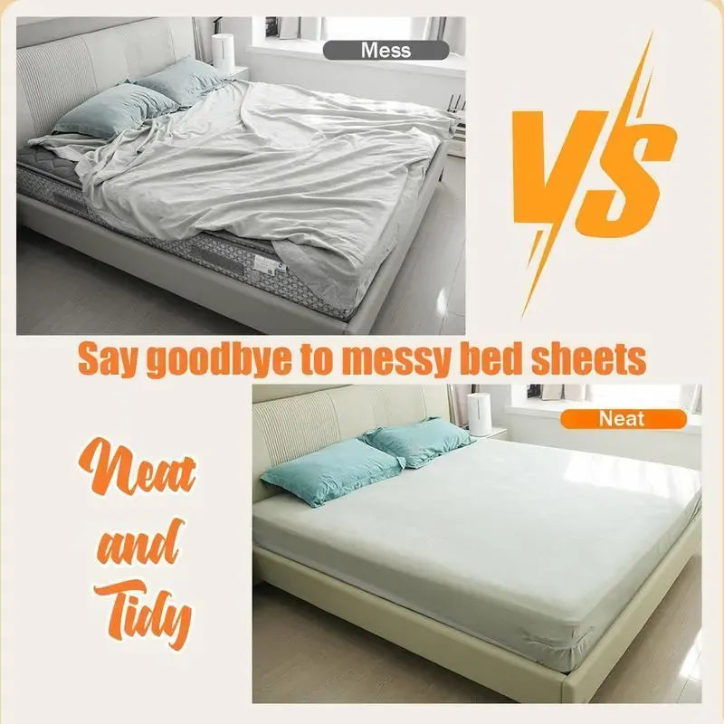 Stay-Put Fitted Sheet Corner Holders, 4-Pack