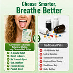 CareBreeze® Advanced Botanical Mullein Lung Cleanse Melt Strips