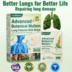 CareBreeze® Advanced Botanical Mullein Lung Cleanse Melt Strips