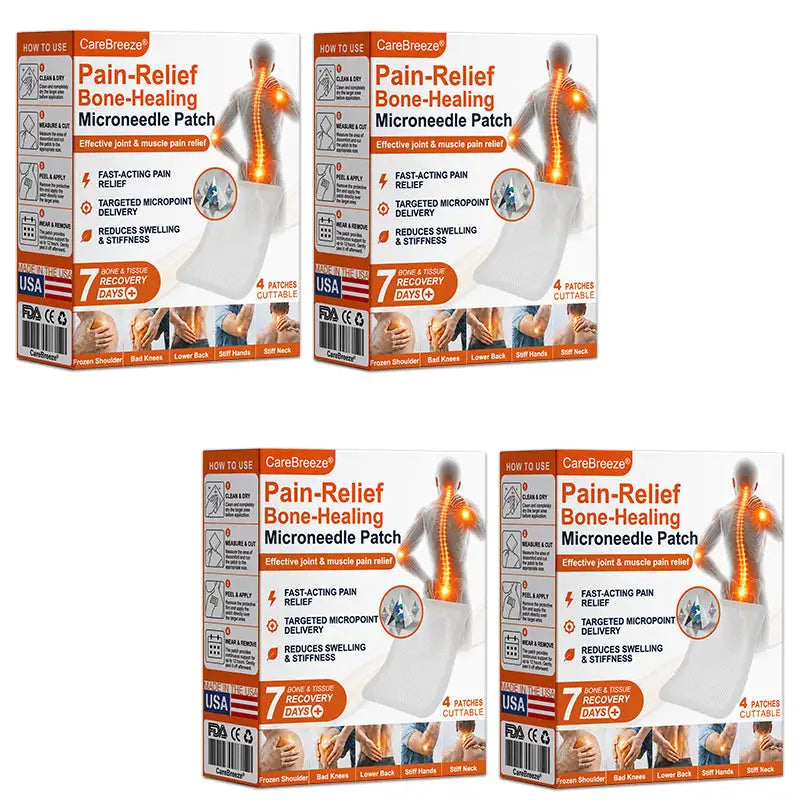 CareBreeze® Pain-Relief Bone-Healing Microneedle Patch