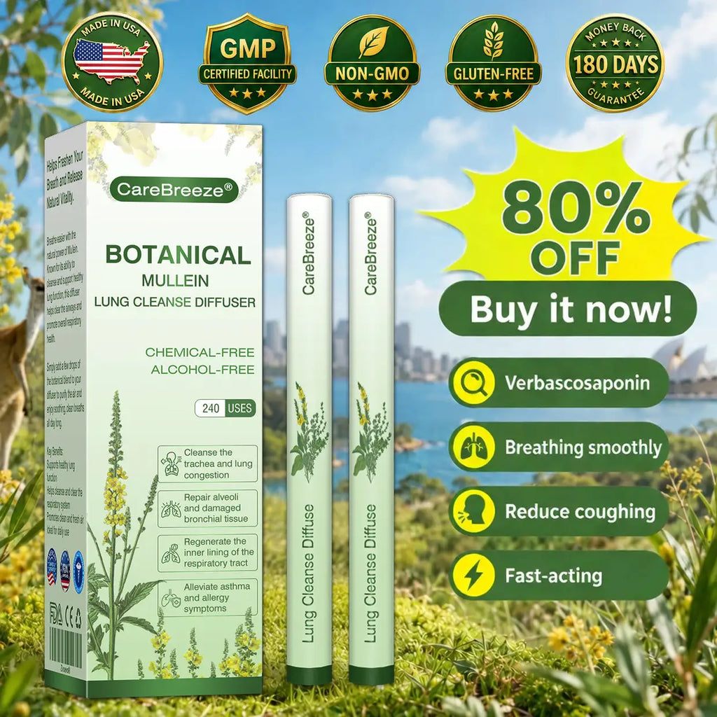 CareBreeze® Botanical Mullein Lung Cleanse Diffuser
