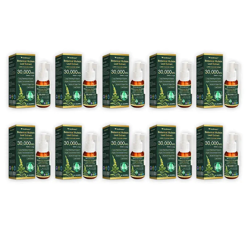 CareBreeze® Botanical Mullein Leaf Extract Lung Cleanse Spray