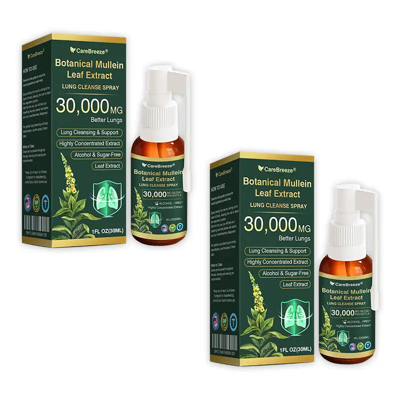 CareBreeze® Botanical Mullein Leaf Extract Lung Cleanse Spray