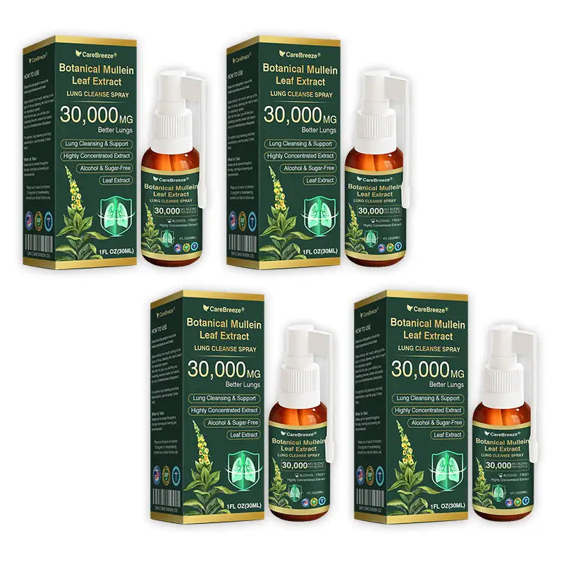 CareBreeze® Botanical Mullein Leaf Extract Lung Cleanse Spray