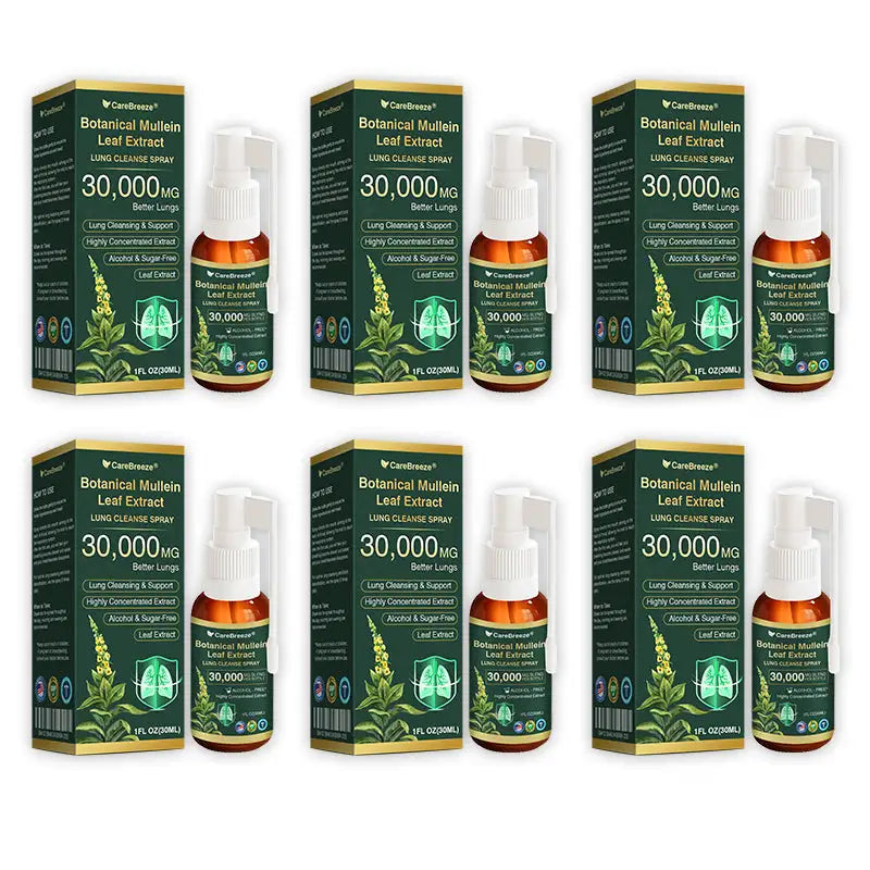 CareBreeze® Botanical Mullein Leaf Extract Lung Cleanse Spray