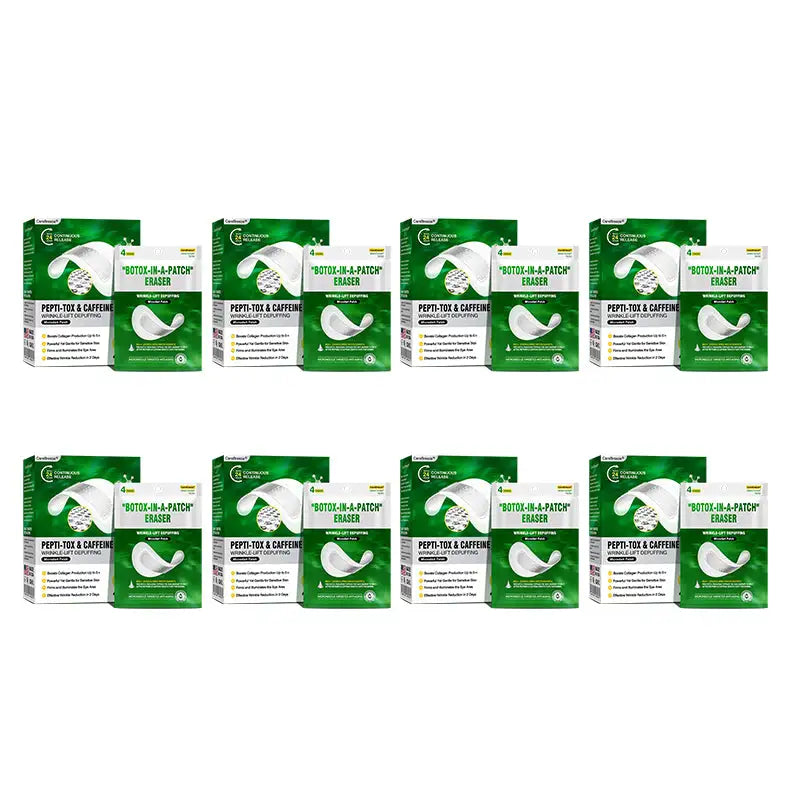CareBreeze® Pepti-Tox & Caffeine Shot Wrinkle-Lift Depuffing Microdart Patch