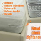 Stay-Put Fitted Sheet Corner Holders, 4-Pack