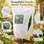 Plant Frost Cover Nonwoven Reusable Warm Shrubs Blanket
