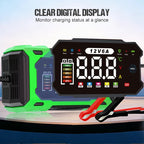⏳⏳Time-Limited Special⏰12V 6A Smart Car Battery Charger – Pulse Repair Technology, Auto Maintain & Desulfation